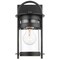 Nuvo Bracer 1-Lgt Small Wall Lantern - Matte Black / Clear Glass 60/7640 - alternate 2